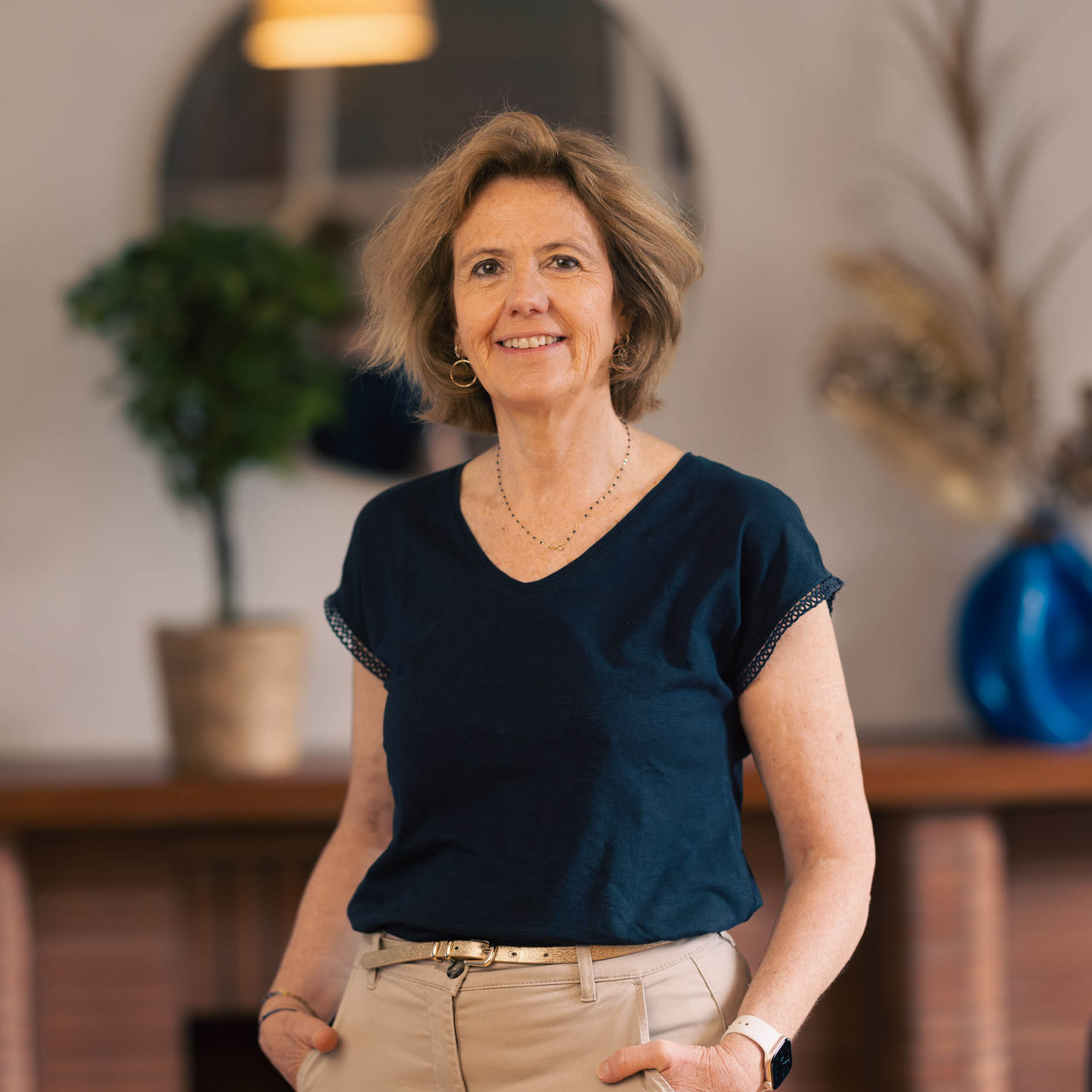 Portrait de Nathalie Lebreton, assistante juridique de l'équipe Galia Avocats, à Brest